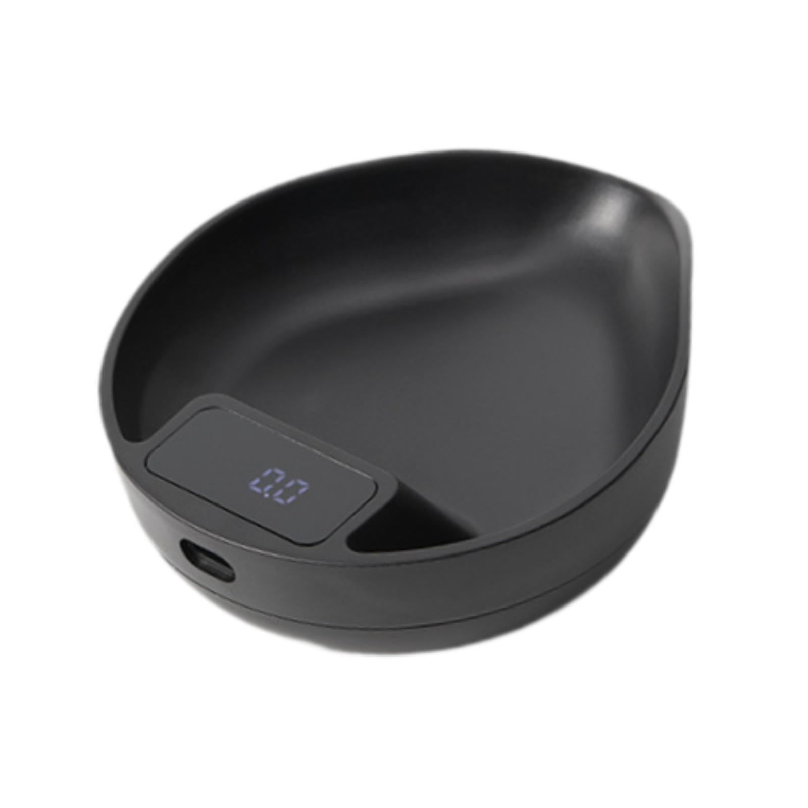 Fiocias Coffee Scale 999G / 0.1G Portable LED Display Baking Scale Mini Scale Electronic Black