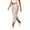 Khaki, variant on Womens Capris for Summer Elastic Waist Cropped Joggers with Pockets Casual Loose Athletic Capri Pants Khaki M