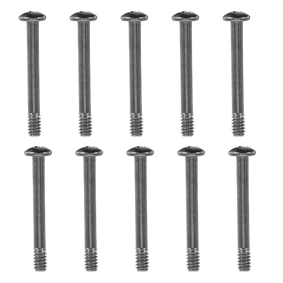 FOMIYES 10pcs Flat Head Screws for Computer Case Fan - Secure Installation Iron Screws for PC Cooling Components
