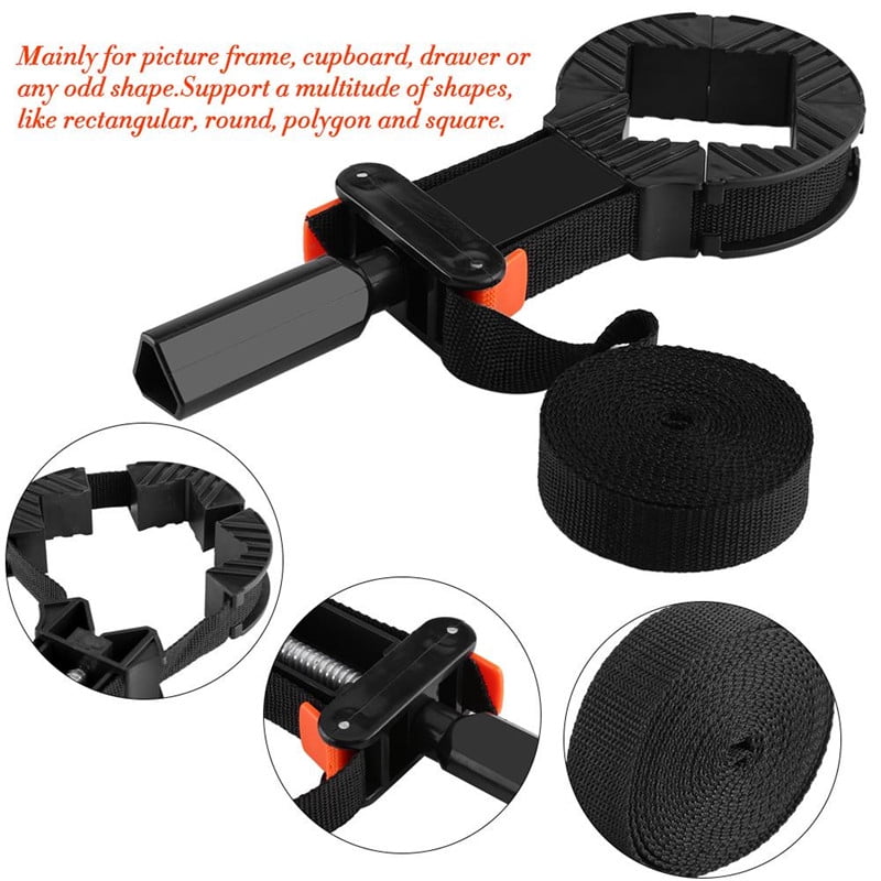 Rapid Corner Clamp Band Strap 4 Jaws For Picture Frame Holder Woodworking Drawer