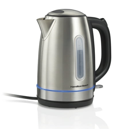 Hamilton Beach 1.7 L Stainless Steel Electric Kettle with Led Light Ring