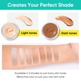 thumbnail image 3 of Tattoo Cover Up Concealer Makeup Waterproof,Tattoo Concealer,3 Colors Tattoo Cover Up,Cover Tattoos, Scars, Dark Spots, Vitiligo and Other Blemishes, 3 of 7