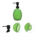 thumbnail image 5 of Unique Bargains 1 Pc Pineapple Shape Soap Dispenser 11.84oz Green Black, 5 of 6