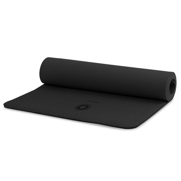STOTT PILATES Eco-Friendly Mat (Black) 0.3 inch / 6 mm