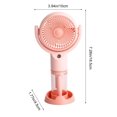 thumbnail image 3 of Summer Saving Clearance Small Fans Cute Fauna Spray Fan Mini Portable Handheld Cartoonoon Fan Dormitory Usb Rechargeable Desktop Hydration, 3 of 6