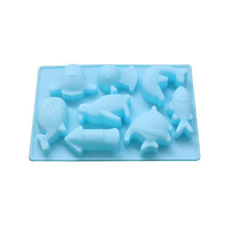 Sea Animal Silicone Chocolate Molds – Make Cute Whale, Dolphin & Penguin Candies At Home!