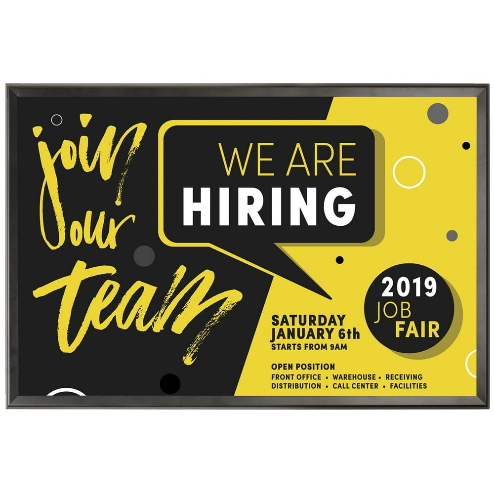 SnapOpen Poster Frame for 27x40 Prints, For Wall Mounting Vertically