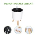 ITSELFER Self Watering Planters with Water Level Indicator, Plastic