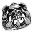 thumbnail image 1 of Alamode TK1930-8 Bague en Acier Inoxydable Poli Sans Pierre - Taille 8, 1 of 1