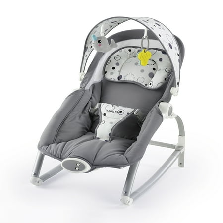 Dream On Me We Rock Infant Rocker II, Baby Bouncer, Perfect to calm baby, Comfy Nap Time in
