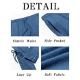 thumbnail image 5 of Pantalones Runcati Medieval de algodón con banda en el tobillo para hombre, pirata y vikingo, 5 of 5