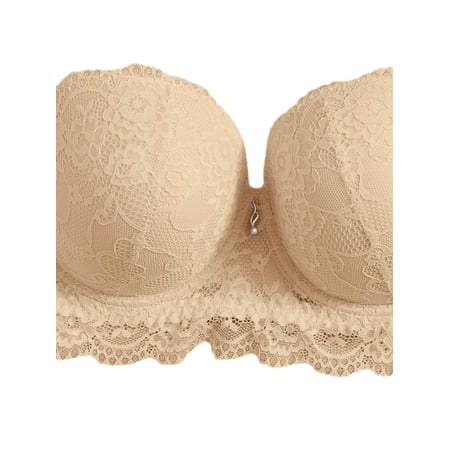 

Plain A Piece Plus Size Bras & Bralettes Women s Apricot