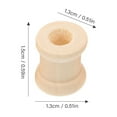 100 Pcs Thread Spools Floss Bobbin Winder Colorful Bobbin Wood Spools