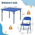thumbnail image 2 of ✨ Set de 5 Piezas - Mesa + 4 Sillas Plegables para Niños | Perfecto para Comer, Pintar, Jugar y Aprender en Casa, Guardería o Escuela, multicolor, 2 of 6