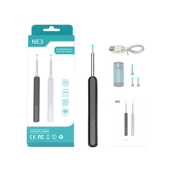 DHARMONAL Flex Ear Wax Removal 1080P Ear Wax Removal Camera Ralyuni Ear Wax Removal Tool Ralyuni Ear Wax Removal Tool With Camera Rechargeable Ear Wax Removal Tool With Camera