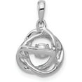 thumbnail image 3 of Avariah 14K White Gold Vibrant Lab Grown Diamond SI1/SI2, G H, Pendant, 3 of 5