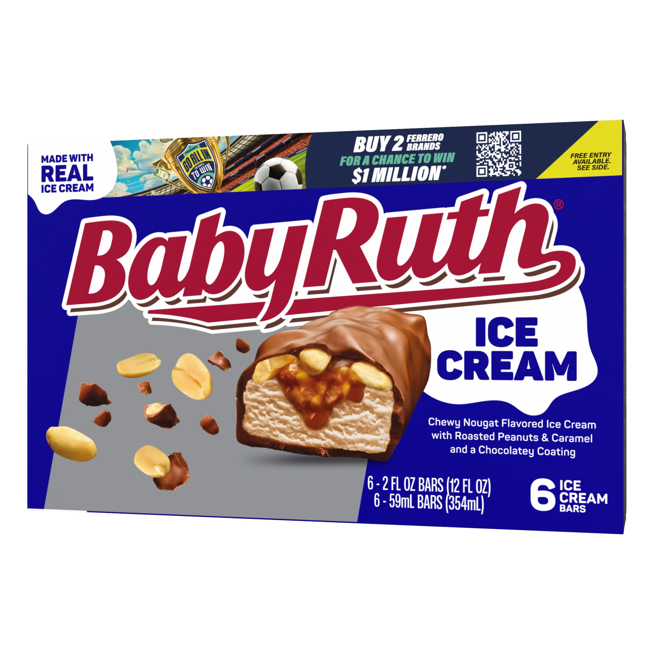 Baby Ruth Ice Cream Bars