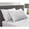 thumbnail image 2 of PURE BAMBOO King Size Duvet Cover Set - 100% Organic Bamboo, Luxuriously Soft and Cooling - 3 Piece Set - 1 King Button Closure Duvet Cover with Ties, 2 Pillowcases (King, Stripes), 2 of 5
