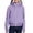 Purple, variant on WAYUTE Girls Sweatshirt Rib Knit Zip Up Hoodies Solid Color Raglan Long Sleeve Sweatshirt with Thumb Holes Fall Winter Casual Streetwear,Purple,Size 9-10 Y