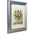 thumbnail image 2 of Trademark Fine Art "Spring Flowers in a Vase 11" Canvas Art by Hai Odelia, White Matte, Silver Frame, 2 of 4