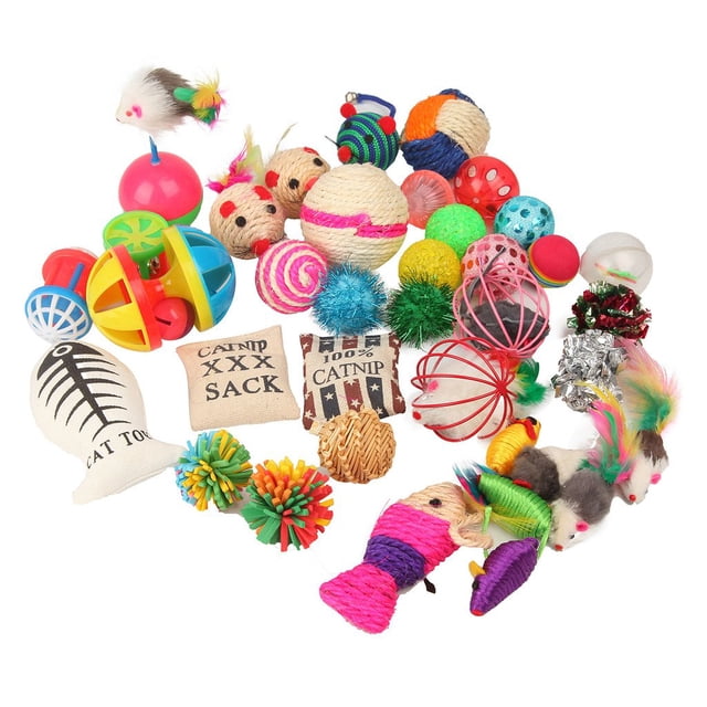Paquete variado Cat Toys Fashion's Talk para gatito, 20 piezas
