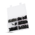 thumbnail image 3 of Juego de 198 tornillos para carenado de parabrisas, M5 y M6, accesorio para motocicleta, color negro, 3 of 14