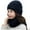 Navy, variant on GRNSHTS Winter Warm Knitted Beanie and Warm Scarf Set for Women, Soft Fleece Lining and Stylish Knit Scarf and Beanie Set (Red)
