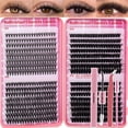thumbnail image 1 of Kit de extensión de pestañas RITALASH Cluster Lashes 640 piezas con accesorios, 1 of 7