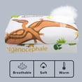 thumbnail image 6 of Dinosaur Blanket for Boys Cute Alphabet Dinosaur Blankets Warm Soft Throw Blankets for Couch Sofa 50 X 60 inch for Kids Adult, 6 of 6