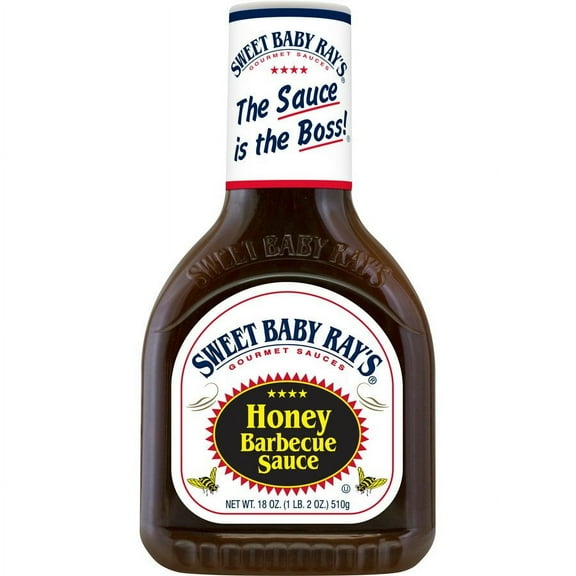 Pack of 4 Sweet Baby Ray's Honey Barbecue Sauce - 18 oz - Package may vary