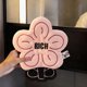 thumbnail image 4 of Toalla de mano engrosada | Uso en baño en la cocina • Poliéster altamente absorbente • Color rosa blanco | Tacto suave • 10,24×8,66×0,39 pulgadas | Solución de secado rápido • Colocación versátil |, 4 of 6