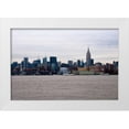 thumbnail image 3 of Erin Berzel 18x13 White Modern Wood Framed Wall Art Titled - NYC Skyline III, 3 of 5