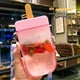 thumbnail image 4 of Linda botella de agua, vaso de plástico a prueba de fugas para paletas con cordón, vaso para beber para adultos y niños, 4 of 13