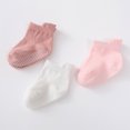 thumbnail image 6 of Knitted Socks with Anti Skid Bottom Unisex Baby Socks Solid Color Socks for Walking Playing & Crawling on Floors, 6 of 8