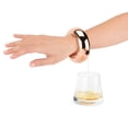 thumbnail image 2 of BLUSH Bangle Flask Bracelet for Women, Stainless Steel Secret Wine Flask, Novelty gift for Your Girlfriends, Hidden Party Fashion Flask, 4oz, Gold, 2 of 3