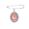 thumbnail image 1 of Chinois Taiji Diagrammes Yin-yang Zodiac Broche Robe Chemise Châle Clips, 1 of 3