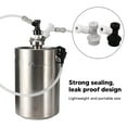 thumbnail image 3 of Beer Keg Liquid Dispenser, Ball Lock Disconnect Kit, Push In Fitting Quick Joint Connector Draft Beer Dispensing Spigot Keg Tap Squeeze Draft Beer Faucet Pump  For Beer Tube Hose, 3 of 8