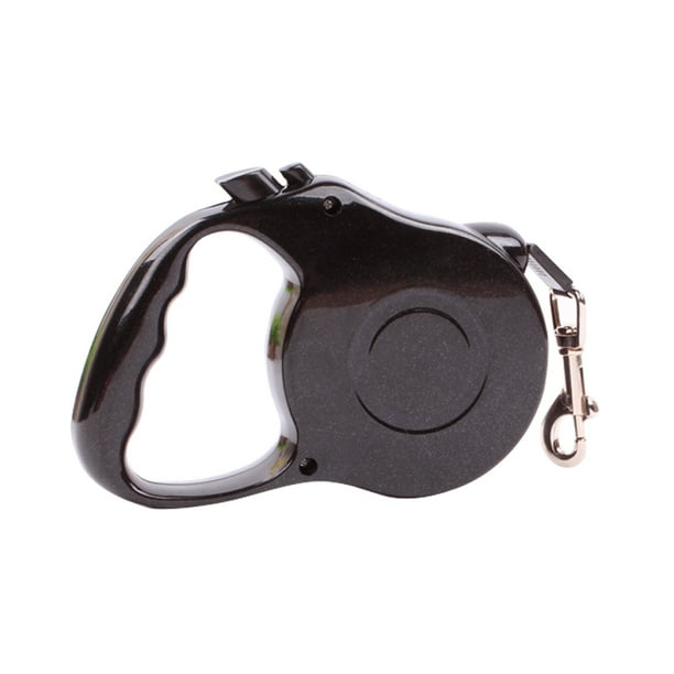 3 metros de correa de perro Perros retráctiles automáticos para caminar correa correa perros mascotas gato plomo extendiendo cuerda de tracción (negro)