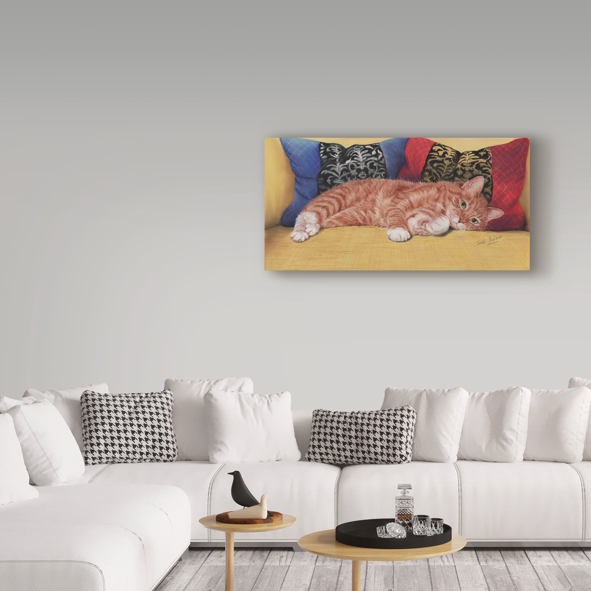 Trademark Fine Art 'Ziggy' Canvas Art by Janet Pidoux