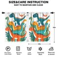 thumbnail image 2 of Blackout Kids Curtains,Cute Dinosaur Pattern Childrens Insulated Curtains Set Of 2,Bedroom Essentials,Toddler Room Decor 42x54in(106x137cm), 2 of 4