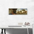 thumbnail image 2 of ARTCANVAS View Of Delft With Musical Instrument Seller's Stall 1652 Canvas Art Print by Carel Fabritius - Size: 36" x 12" (1.50" Deep), 2 of 9