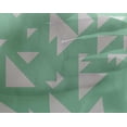 thumbnail image 5 of oneOone Georgette Viscose Fabric Triangle Geometric Print Fabric By Yard 42 Inch Wide, 5 of 5