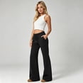 thumbnail image 6 of Womens Flare Leg Sweatpants Drawstring Elastic Waist Jogger Pants 2026 Fall Travel Sweat Pants with Pockets, XL, 6 of 7