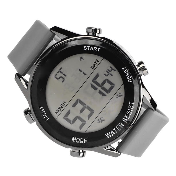 Reloj Deportivo Al Aire , Reloj Cronógrafo Digital Luminoso 12 Alarma Con De 24 Horas Para Ejercicio