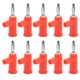 thumbnail image 5 of Banana 10 Uds Conector Banana Apilable 4mm/0,2 Pulgadas Conector Banana Sin Soldadura Tamaño Estándar Conector Banana Apilable Para Accesorios De Seguridad, 5 of 7