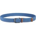 thumbnail image 1 of Perry Ellis Cinturón tejido entretejido para hombre, azul, mediano Perry Ellis tejido, 1 of 1