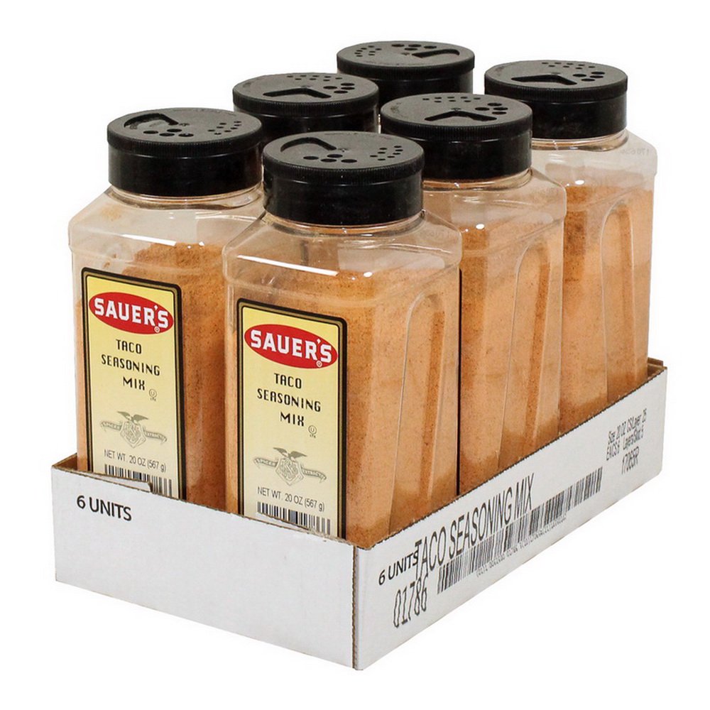 (Price/case)Sauer Taco Seasoning Mix 20 Ounce Bottle 6 Per Case