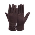 thumbnail image 3 of Spencer Women's Touchscreen Gloves, Winter Warm Thermal Soft Lined Thick Texting Gloves Windproof Driving Gloves for Ladies "Coffee", 3 of 5