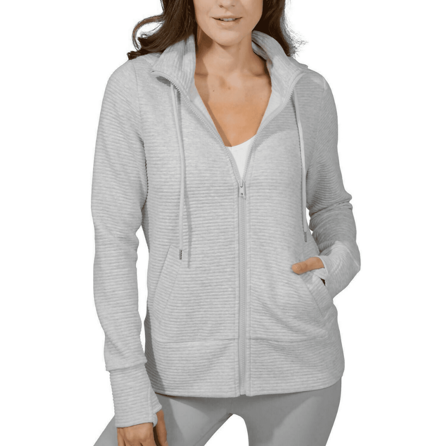 Danskin Now Women's Active Full Zip Fleece Hoodie XXXL Multi Color XS 