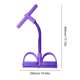 thumbnail image 3 of Bandas Resistencia para Fitness Con Pedal 4 Tubos Ligeras Y () Púrpura, 3 of 8